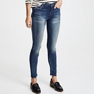 MOTHER mid rise skinny jeans